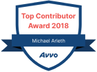 Avvo top contributor badge