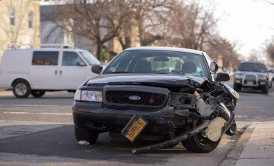 crashed car