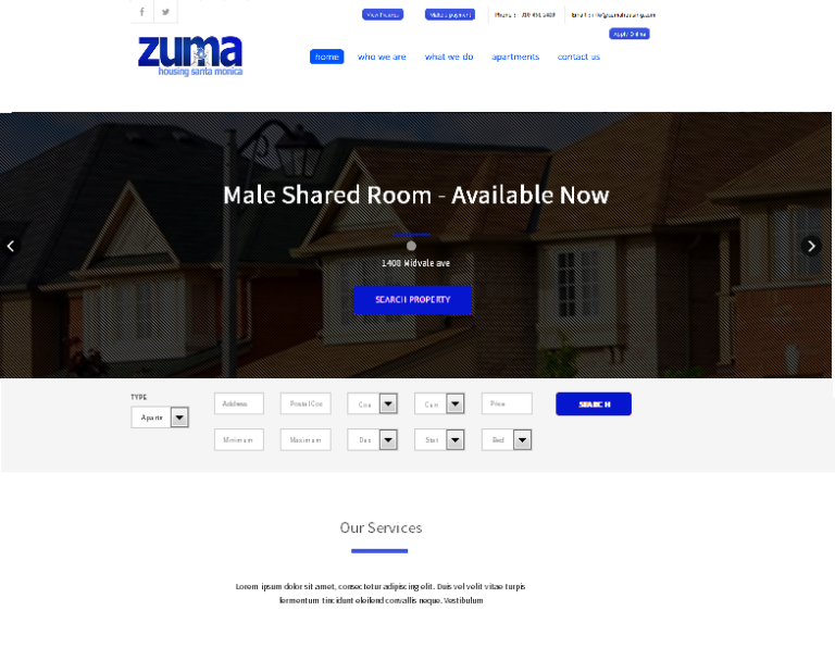 Zuma Housing Santa Monica