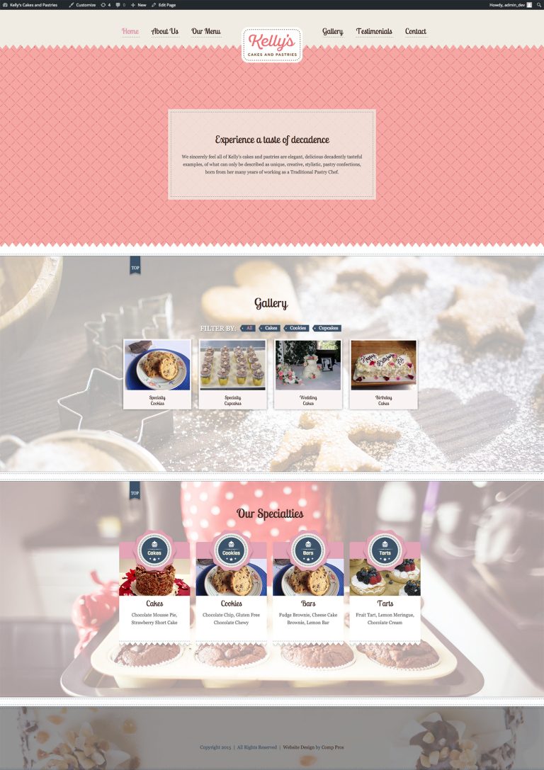 Kelly’s Cakes and Pastries