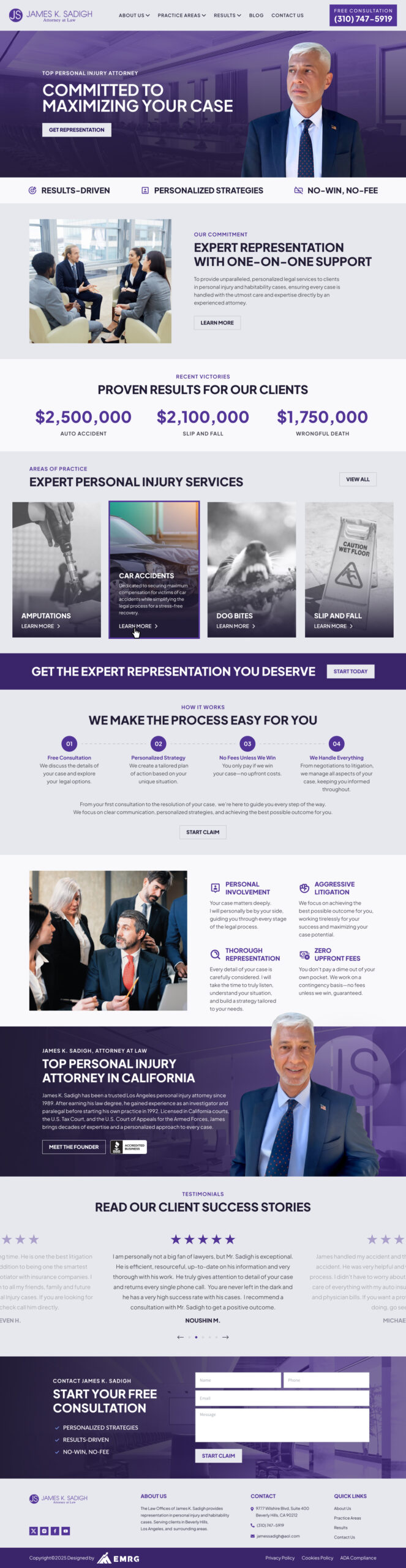 Sames Sadigh Homepage