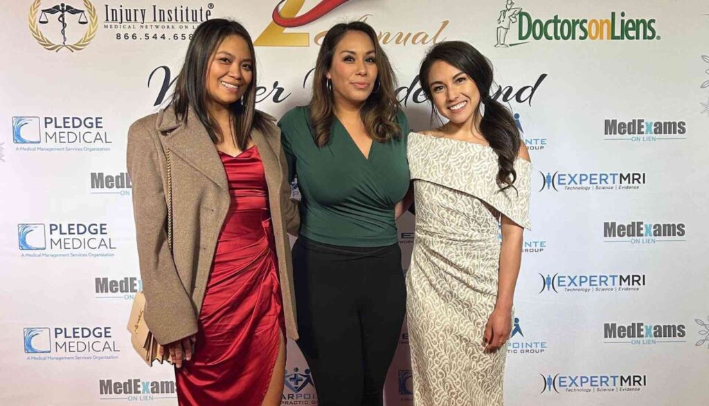 Members of the Tofer's Family at Doctors on Liens Holiday Party 2022