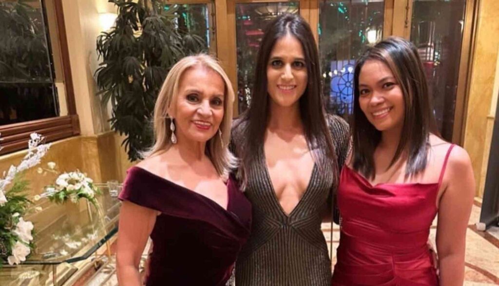 Members of the Tofer's Family at Doctors on Liens Holiday Party 2022