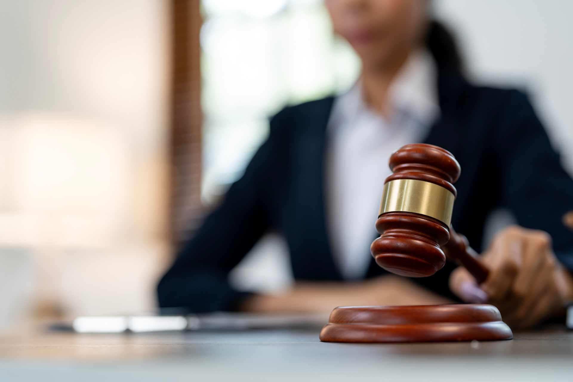 A judge in a personal injury trial