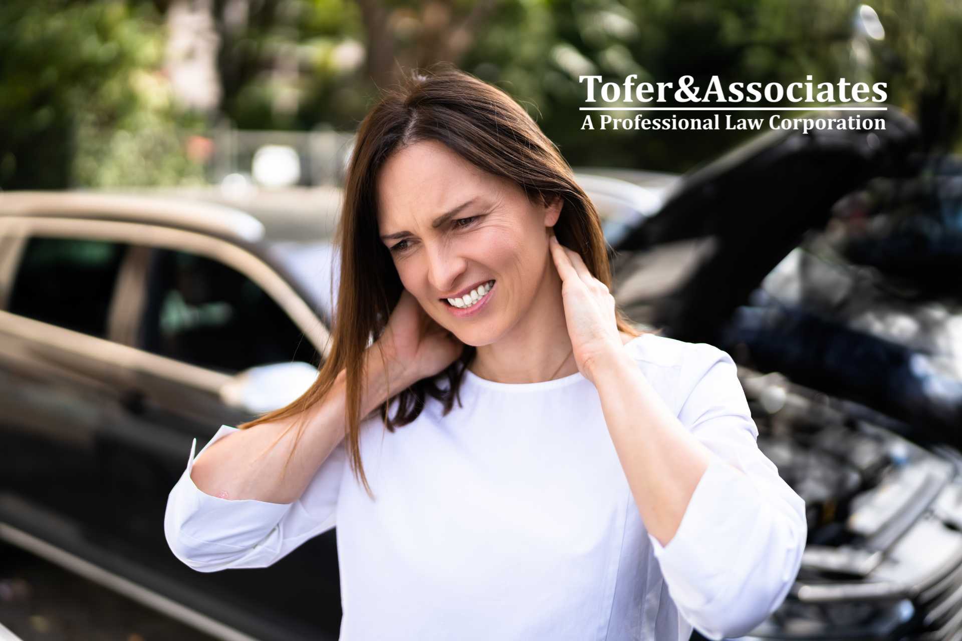 a woman in California that suffered injuries after having a car accident